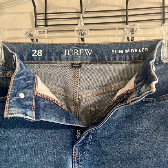 J. Crew Wide Leg Slim Denim - Picture 2 of 10